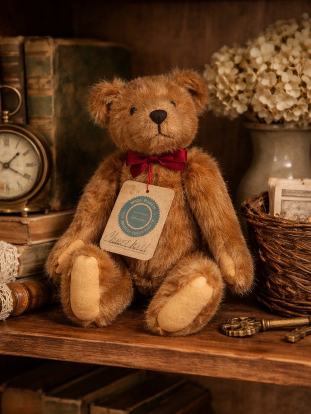 Boyds Bear Churchill Archive Collection Jointed Plush Teddy Moving Limbs - Picture 2 of 8